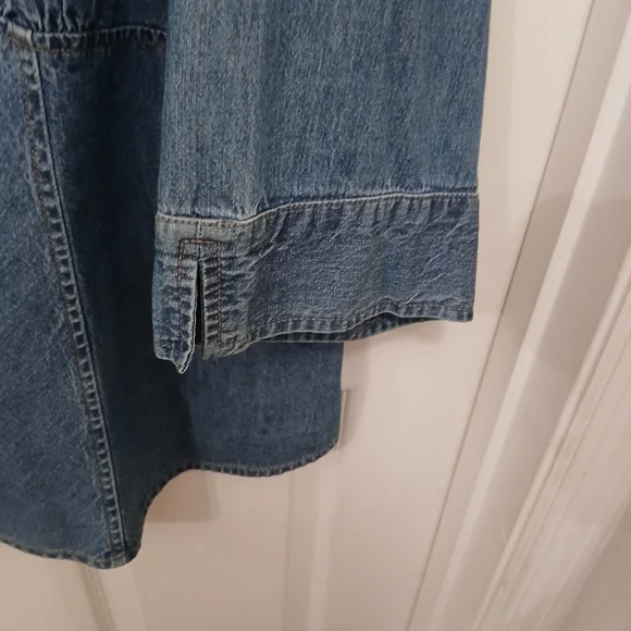 Vintage Faded Glory Denim Blouse Shirt Top Women's Size 22/24W - Picture 7 of 8